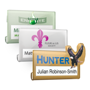 Reusable Acrylic Faced Window Badge