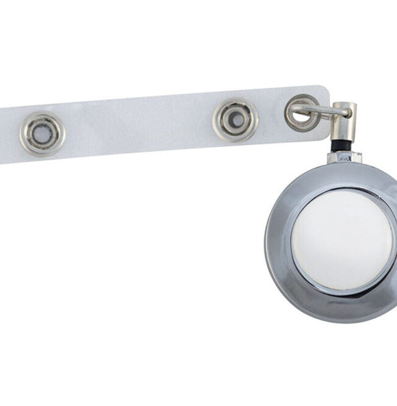 Chrome Metal Badge Reel
